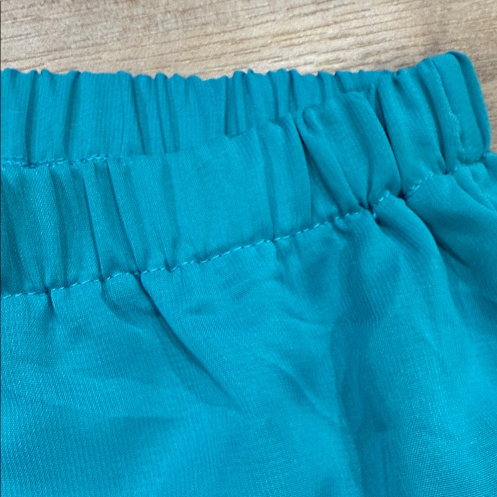 Teal Ruffled Women's Skirt - Picture 5 of 6